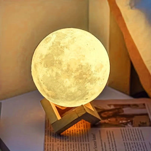 Lampe Lune LED 3D – Ambiance Cosy & Apaisante