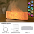 Diffuseur d'Arômes Flamme LED – Humidificateur Ambiance